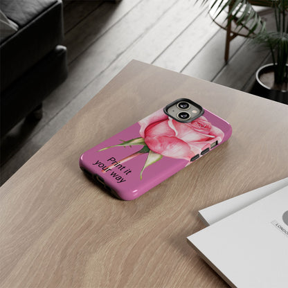 Custom cell phone case, Personalized Gift for Her, Inspirational, Elegant