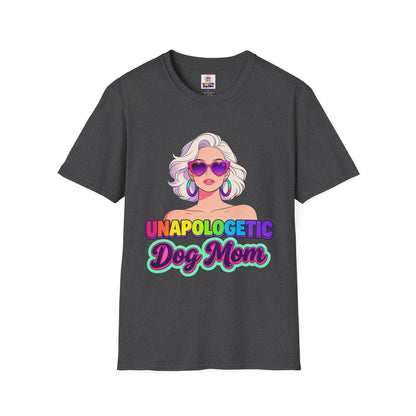 Unapologetic Dog Mom T-Shirt —  Pop Art Graphic Tee for Proud Dog Lovers