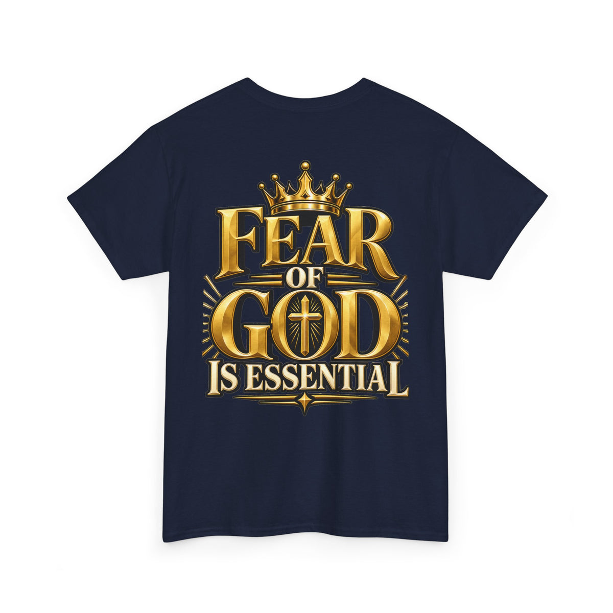 Fear of God crown logo Tee | Religious Christian faith shirt