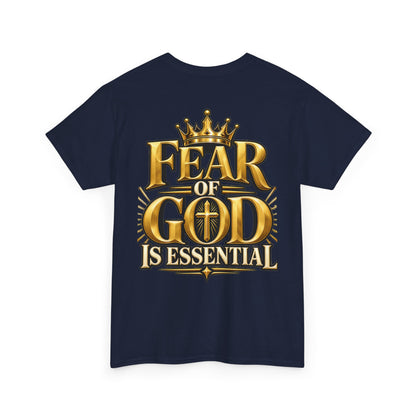 Fear of God crown logo Tee | Religious Christian faith shirt