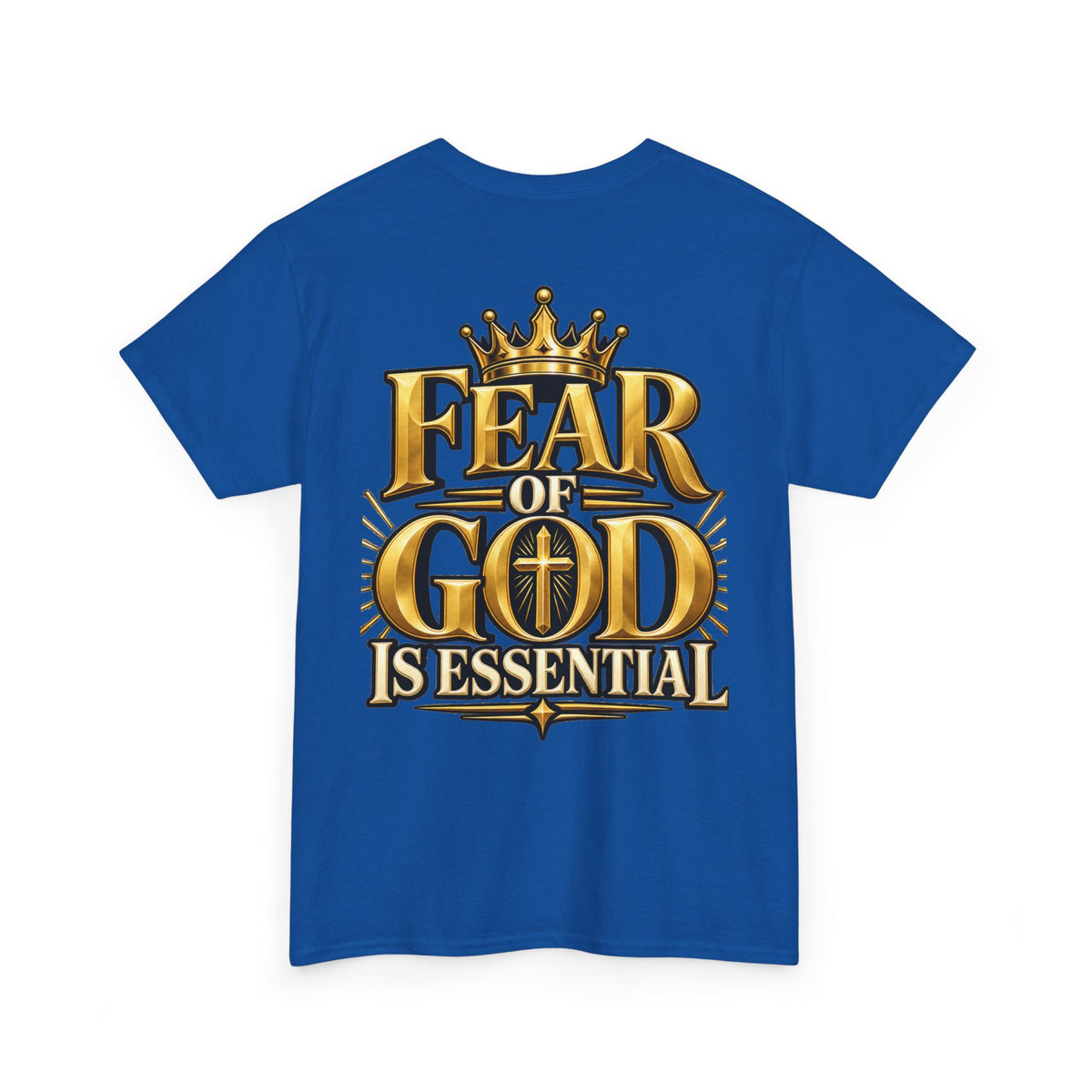 Fear of God crown logo Tee | Religious Christian faith shirt