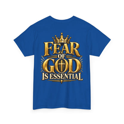 Fear of God crown logo Tee | Religious Christian faith shirt