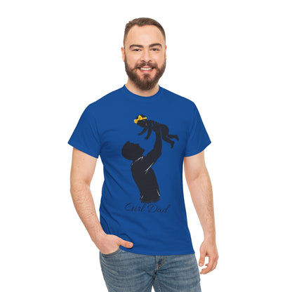 Dad Silhouette T‑Shirt – 'Girl Dad' Father & Daughter Tee