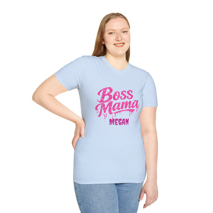 Boss Mama graphic T-Shirt | Retro Pinup Mom design