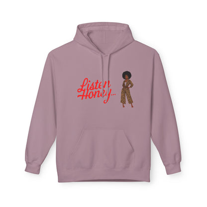 Empowering Quote Fleece Hoodie: Vintage Style, Unisex Graphic Sweatshirt, Casual Gift for Her, Inspirational Fashion, Everyday Comfort