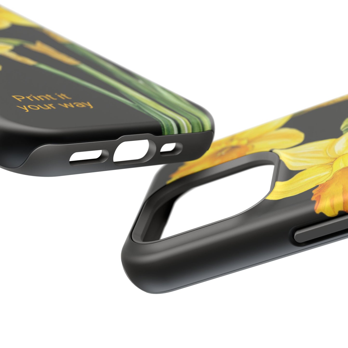 Cell Phone Cases, Daffodil March Birth Flower Impact Resistant Protective Cover, Phone Accessories, Floral Tech Gear, Birthday Gift