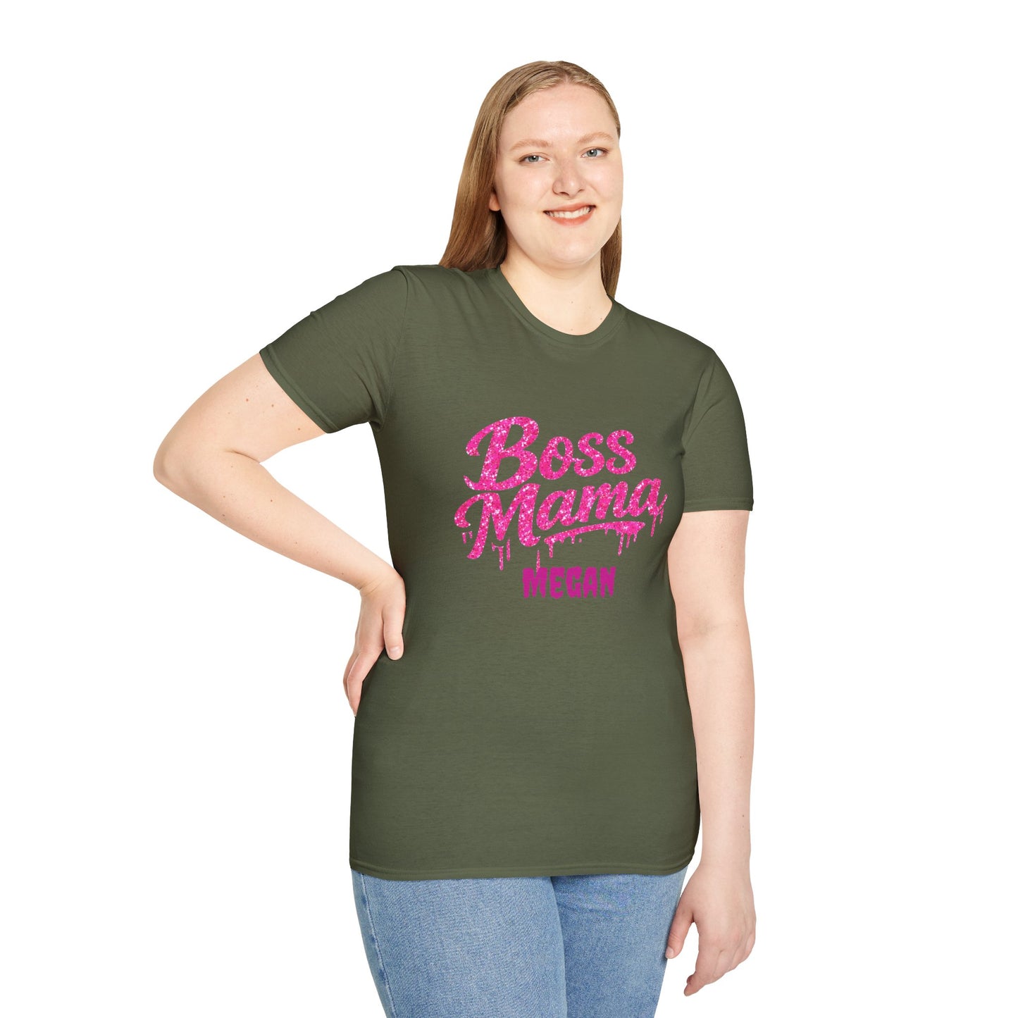 Boss Mama graphic T-Shirt | Retro Pinup Mom design