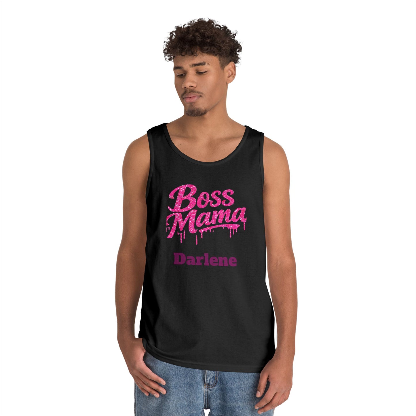 Boss Mama tank top | Personalized name option