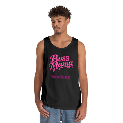 Boss Mama tank top | Personalized name option