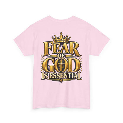 Fear of God crown logo Tee | Religious Christian faith shirt
