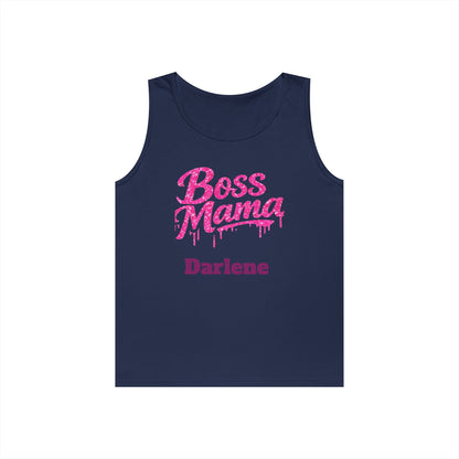 Boss Mama tank top | Personalized name option