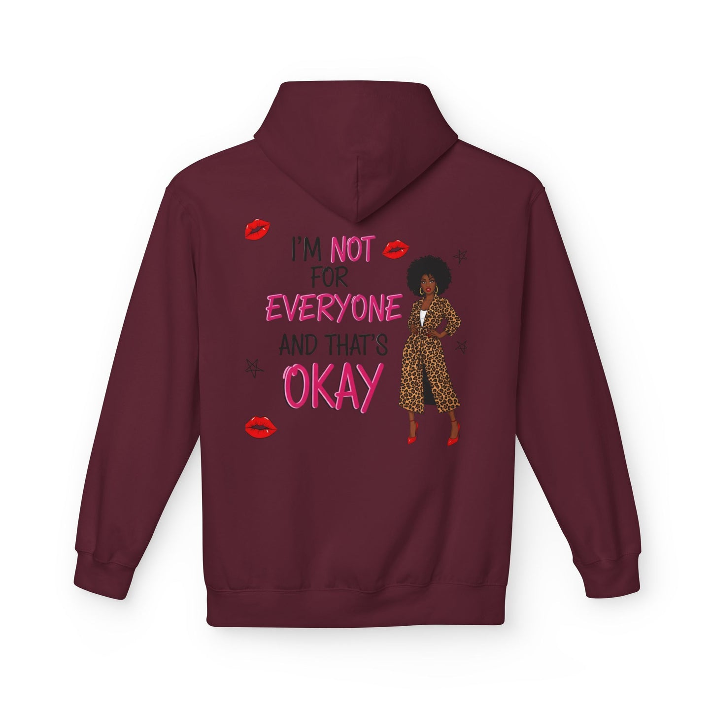 Empowering Quote Fleece Hoodie: Vintage Style, Unisex Graphic Sweatshirt, Casual Gift for Her, Inspirational Fashion, Everyday Comfort