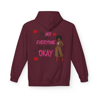 Empowering Quote Fleece Hoodie: Vintage Style, Unisex Graphic Sweatshirt, Casual Gift for Her, Inspirational Fashion, Everyday Comfort