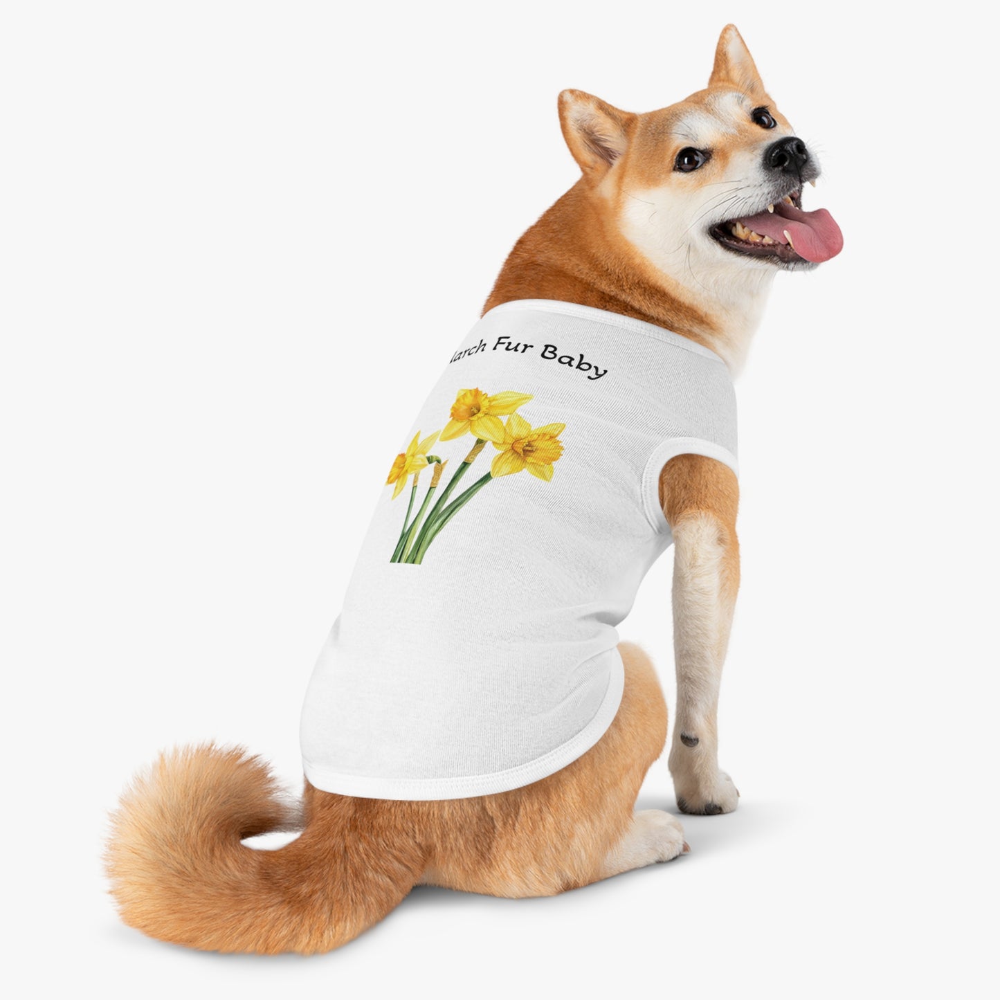 Pet Tank Top, Dog Lover Matching Shirt, Bark February Birth Baby, Graphic Tee, Animal Print Sleeveless, Pet Owner Gift