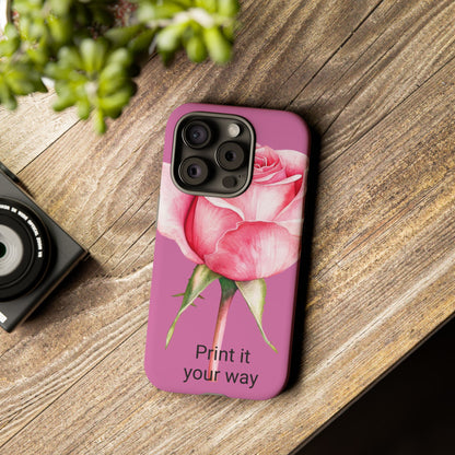 Custom cell phone case, Personalized Gift for Her, Inspirational, Elegant