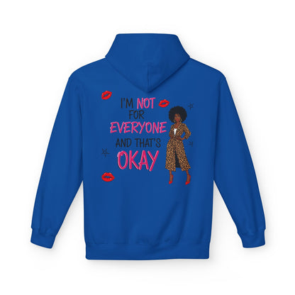Empowering Quote Fleece Hoodie: Vintage Style, Unisex Graphic Sweatshirt, Casual Gift for Her, Inspirational Fashion, Everyday Comfort