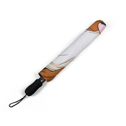 Umbrella, Chic and Stylish, Rainy Day Fashion Accessory with Automatic Open Close Button - Foldable Compact Design for Travel, Gift for Her,