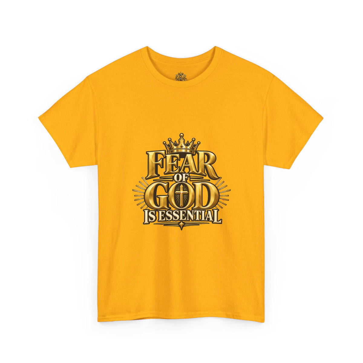Fear of God crown logo Tee | Religious Christian faith shirt