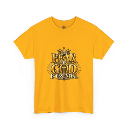 Fear of God crown logo Tee | Religious Christian faith shirt