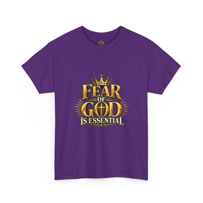 Fear of God crown logo Tee | Religious Christian faith shirt