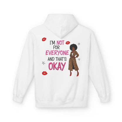 Empowering Quote Fleece Hoodie: Vintage Style, Unisex Graphic Sweatshirt, Casual Gift for Her, Inspirational Fashion, Everyday Comfort