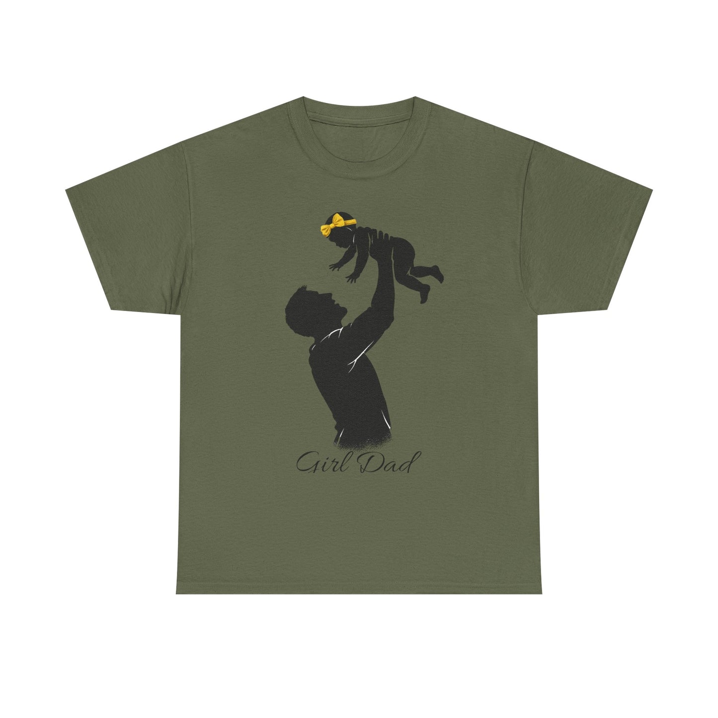 Dad Silhouette T‑Shirt – 'Girl Dad' Father & Daughter Tee