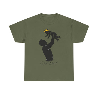 Dad Silhouette T‑Shirt – 'Girl Dad' Father & Daughter Tee