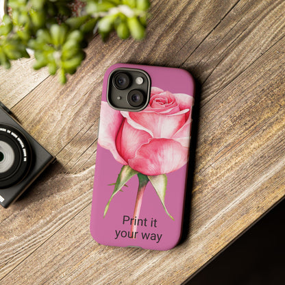 Custom cell phone case, Personalized Gift for Her, Inspirational, Elegant