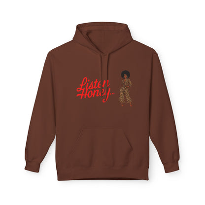Empowering Quote Fleece Hoodie: Vintage Style, Unisex Graphic Sweatshirt, Casual Gift for Her, Inspirational Fashion, Everyday Comfort