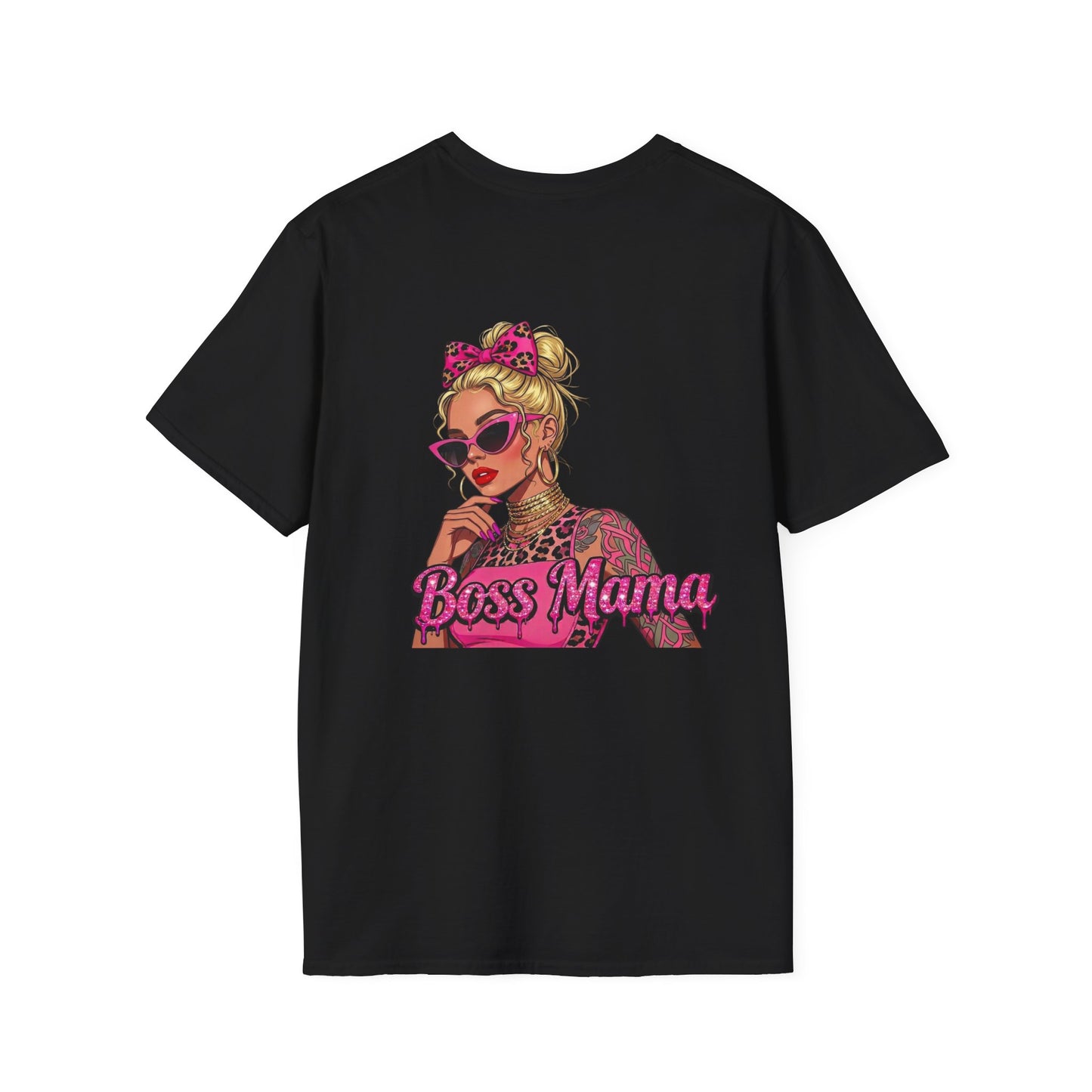 Boss Mama graphic T-Shirt | Retro Pinup Mom design
