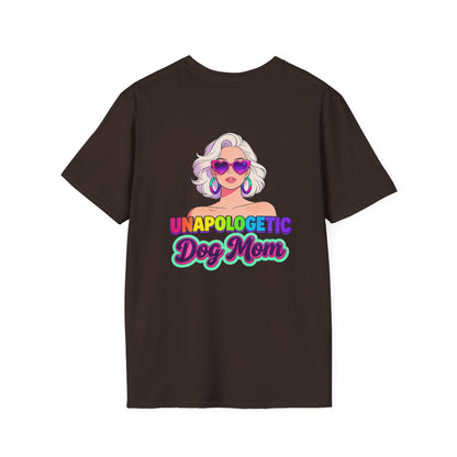Unapologetic Dog Mom T-Shirt —  Pop Art Graphic Tee for Proud Dog Lovers