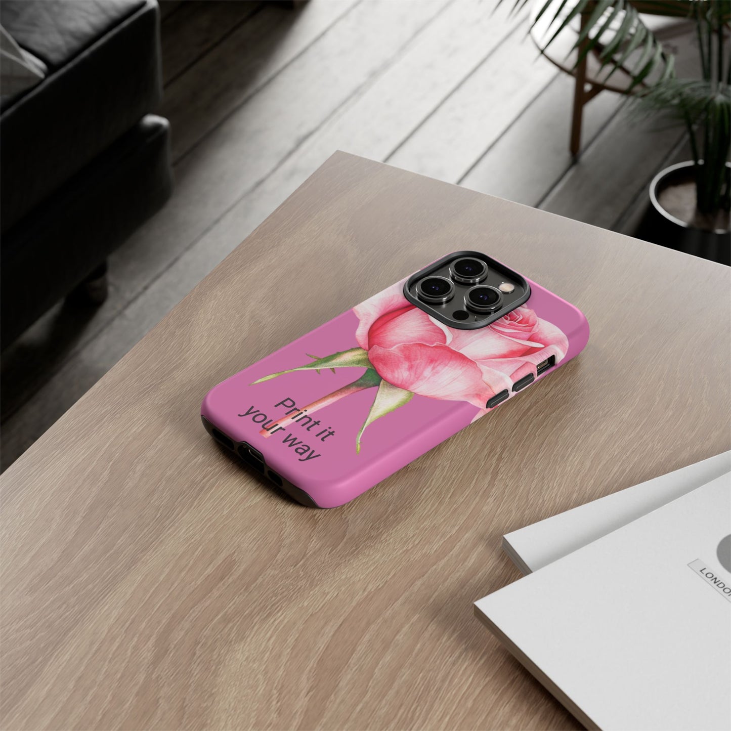 Custom cell phone case, Personalized Gift for Her, Inspirational, Elegant