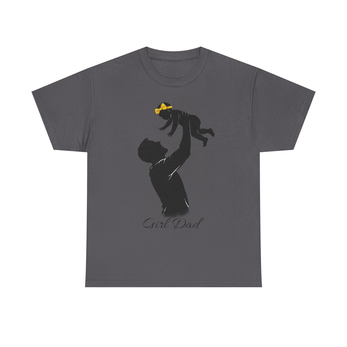 Dad Silhouette T‑Shirt – 'Girl Dad' Father & Daughter Tee