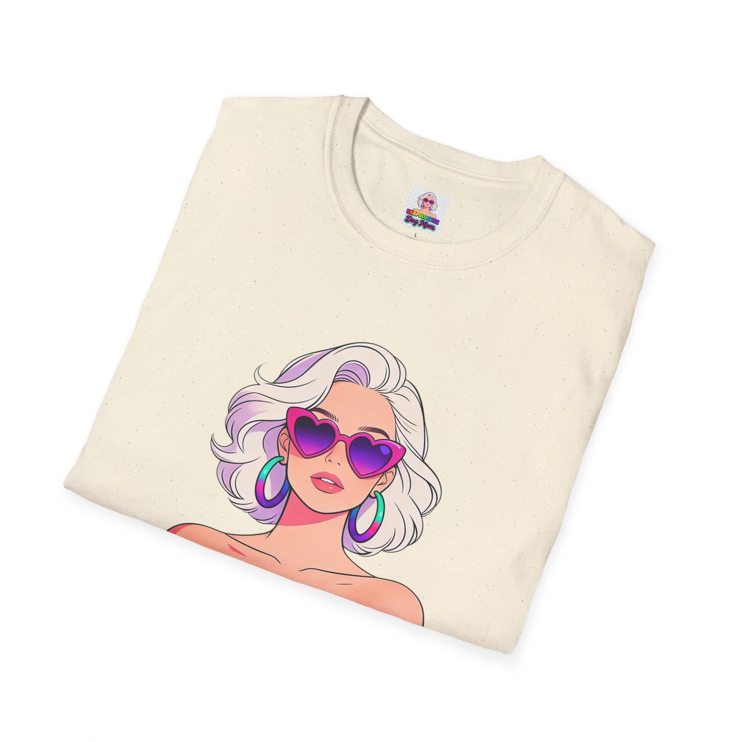 Unapologetic Dog Mom T-Shirt —  Pop Art Graphic Tee for Proud Dog Lovers