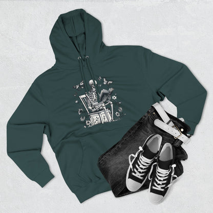 SkeletonHoodie - Perfect for Book Lovers, Readers, Unisex Sweatshirt, Relaxed Everyday Wear
