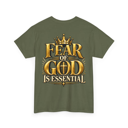 Fear of God crown logo Tee | Religious Christian faith shirt