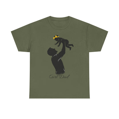 Dad Silhouette T‑Shirt – 'Girl Dad' Father & Daughter Tee