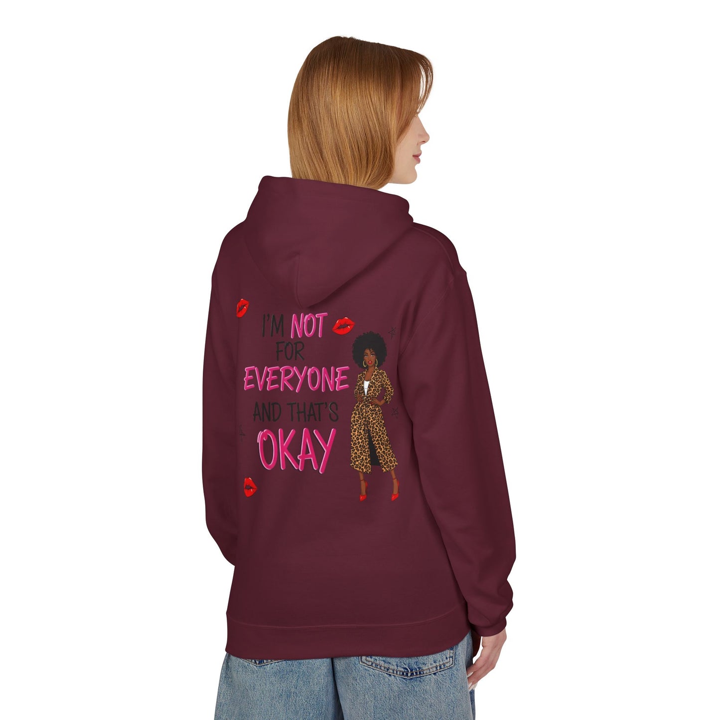 Empowering Quote Fleece Hoodie: Vintage Style, Unisex Graphic Sweatshirt, Casual Gift for Her, Inspirational Fashion, Everyday Comfort
