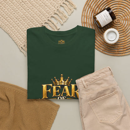 Fear of God crown logo Tee | Religious Christian faith shirt