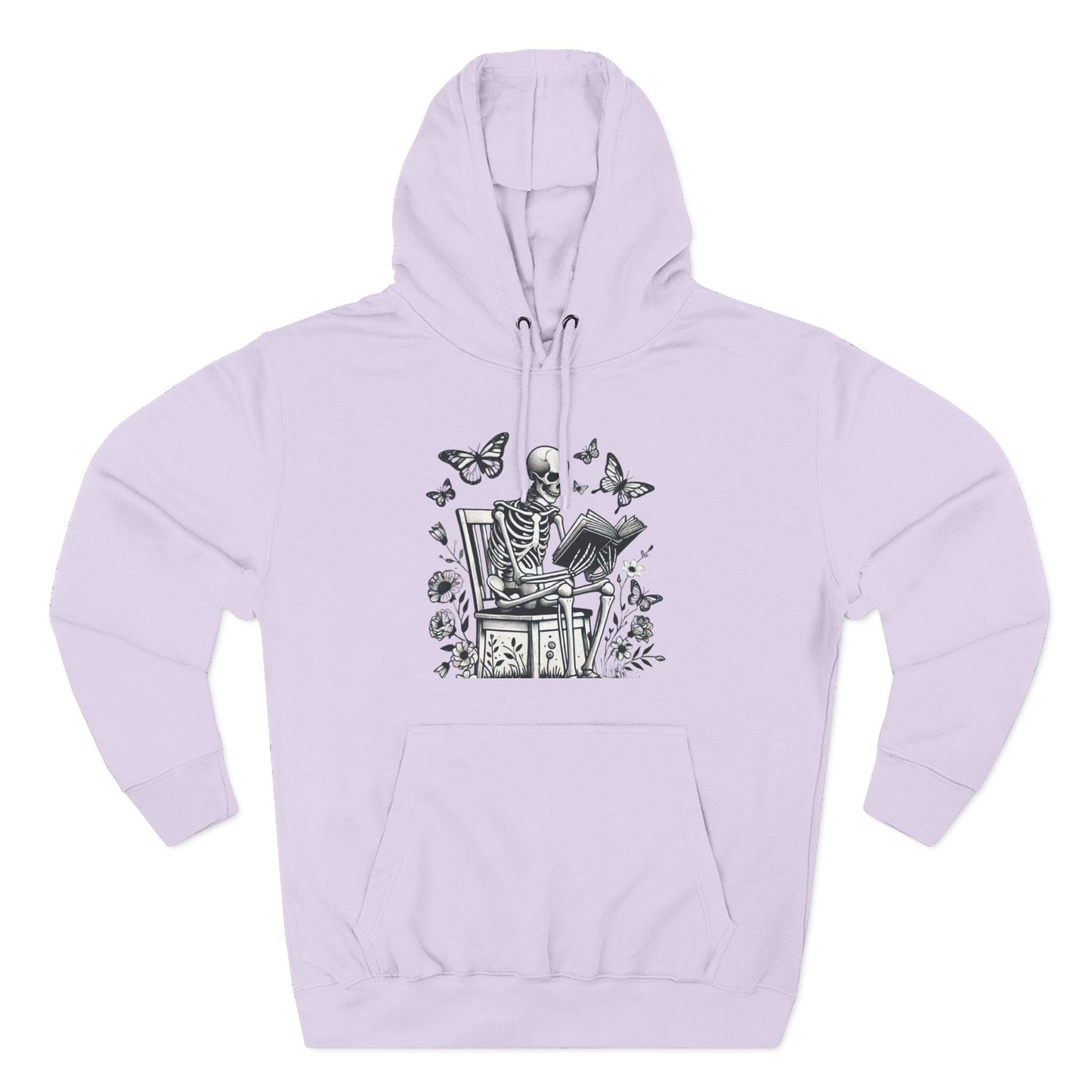 SkeletonHoodie - Perfect for Book Lovers, Readers, Unisex Sweatshirt, Relaxed Everyday Wear