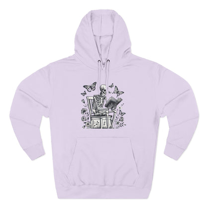 SkeletonHoodie - Perfect for Book Lovers, Readers, Unisex Sweatshirt, Relaxed Everyday Wear