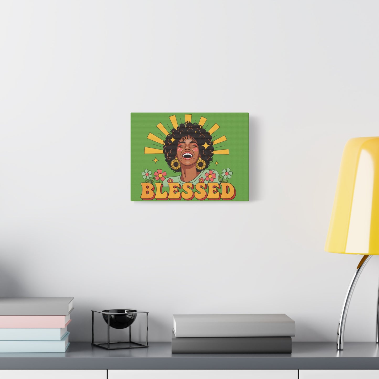 Canvas Art, Empowering Positive Affirmation Wall Decor, Motivational Quote Print, Inspirational Artwork, Modern Home Office Decor, Matte