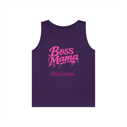 Boss Mama tank top | Personalized name option