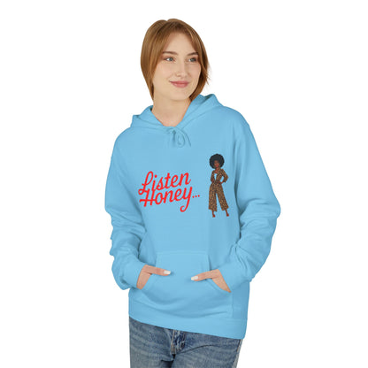 Empowering Quote Fleece Hoodie: Vintage Style, Unisex Graphic Sweatshirt, Casual Gift for Her, Inspirational Fashion, Everyday Comfort