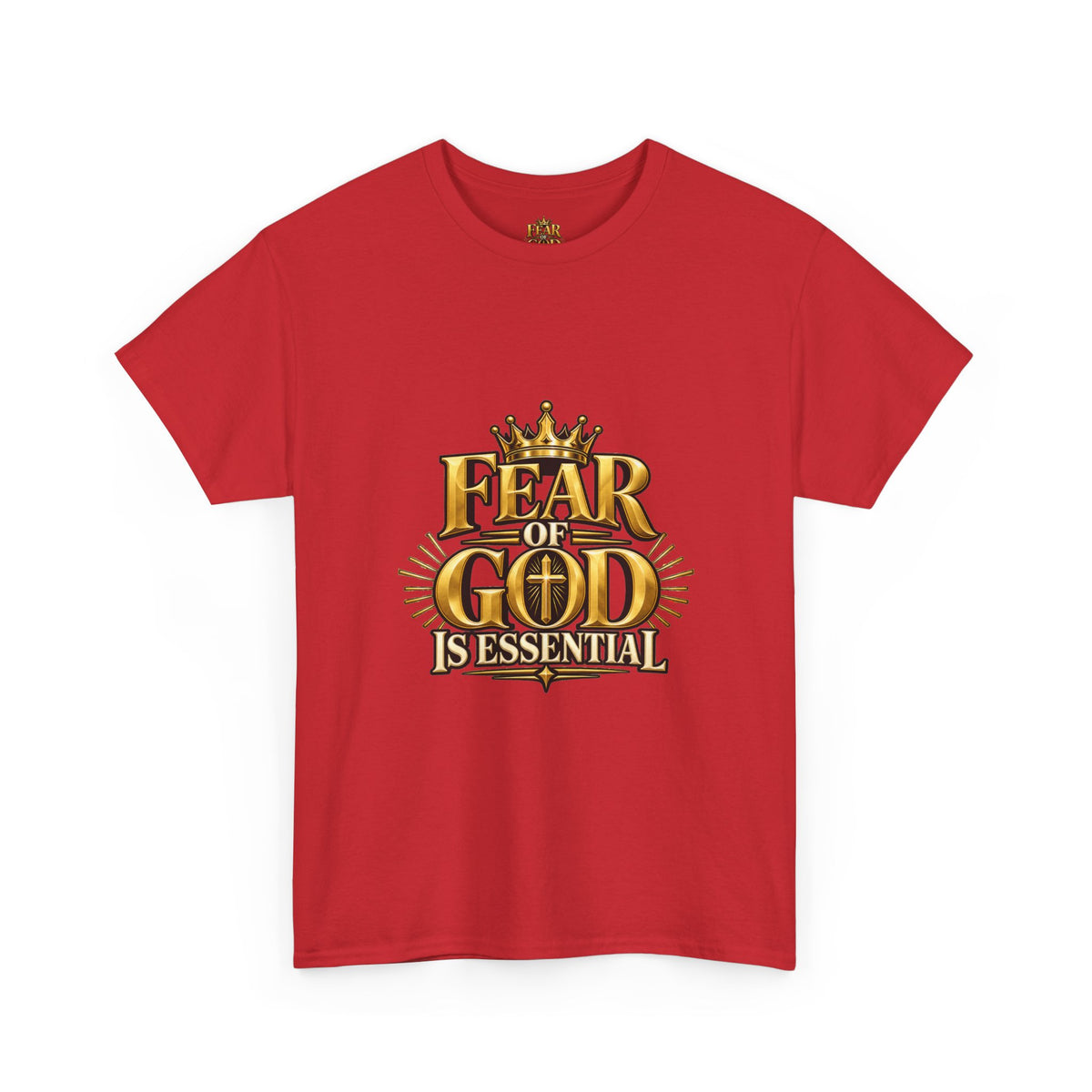 Fear of God crown logo Tee | Religious Christian faith shirt