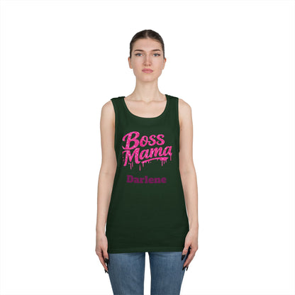 Boss Mama tank top | Personalized name option