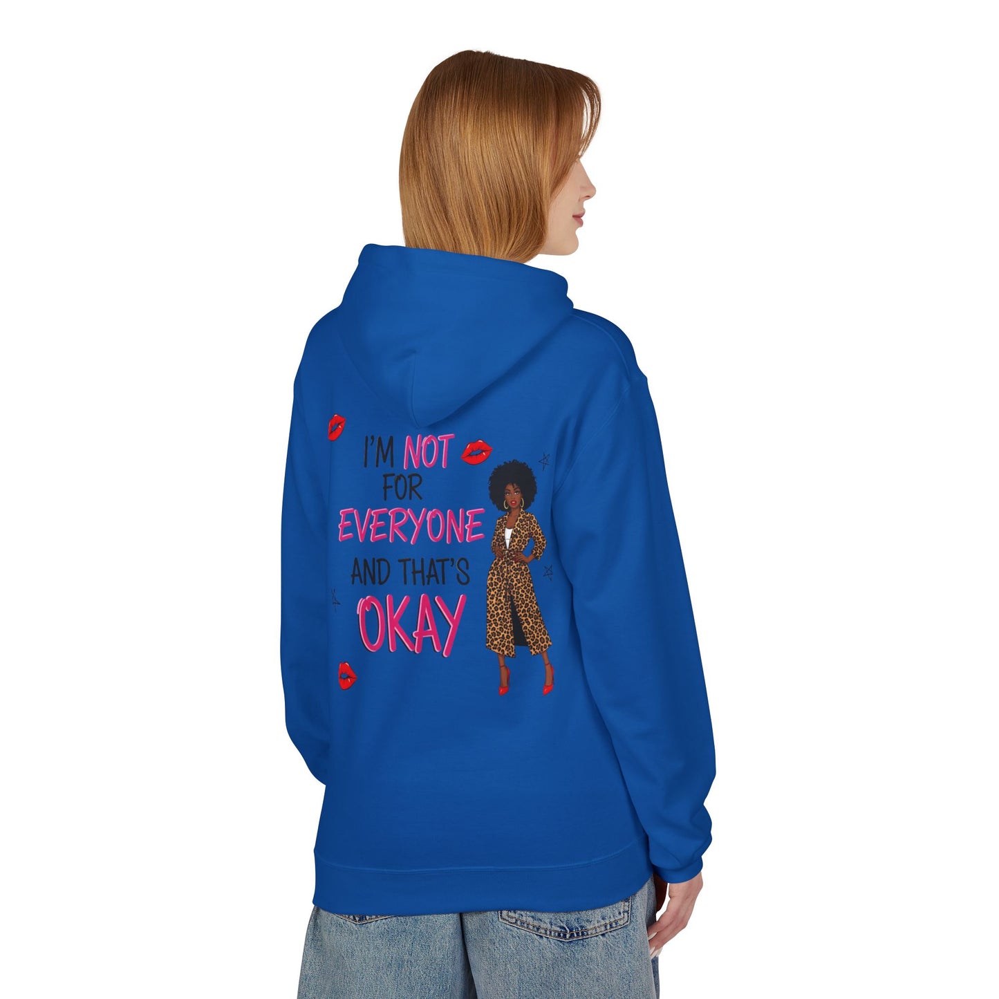 Empowering Quote Fleece Hoodie: Vintage Style, Unisex Graphic Sweatshirt, Casual Gift for Her, Inspirational Fashion, Everyday Comfort