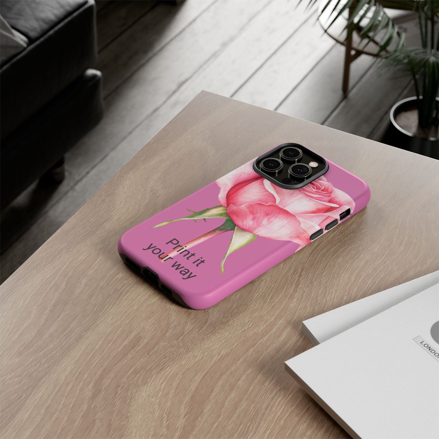 Custom cell phone case, Personalized Gift for Her, Inspirational, Elegant