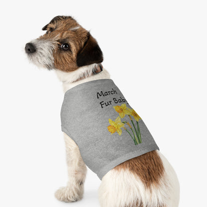 Pet Tank Top, Dog Lover Matching Shirt, Bark February Birth Baby, Graphic Tee, Animal Print Sleeveless, Pet Owner Gift