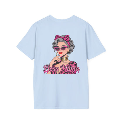 Boss Mama graphic T-Shirt | Retro Pinup Mom design